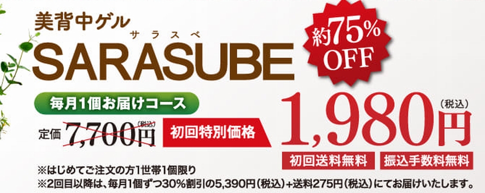 サラスベの定期便価格